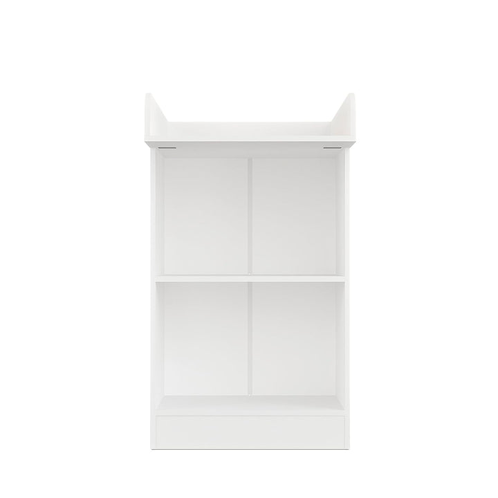 KOMTO Wickelkommode Weiss - Wickeltisch Schmal, Baby Kommode mit Wickelaufsatz abnehmbar, Baby Chang