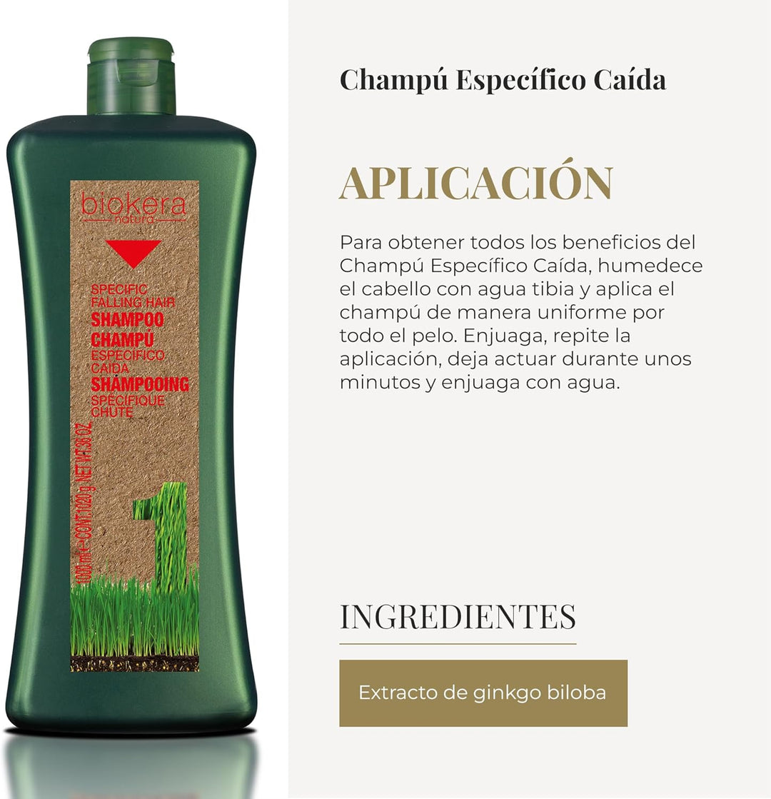 Salerm BIOKERA ANTICAIDA 1 Shampoo NATURA 1000ml