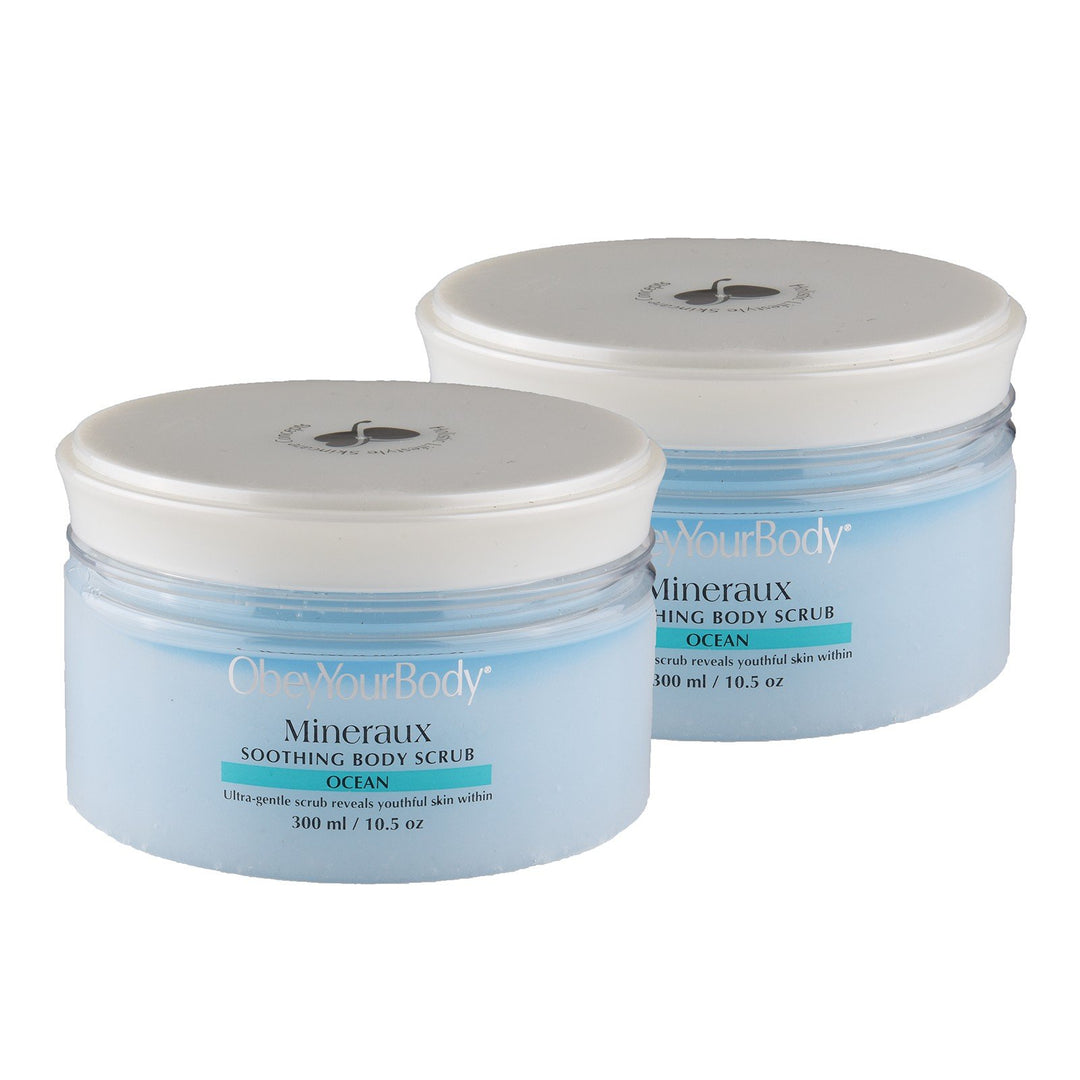 2xOriginal Obey Your Body Body Scrub REINIGENDES KÖRPERPEELING Duft Ocean Sparset