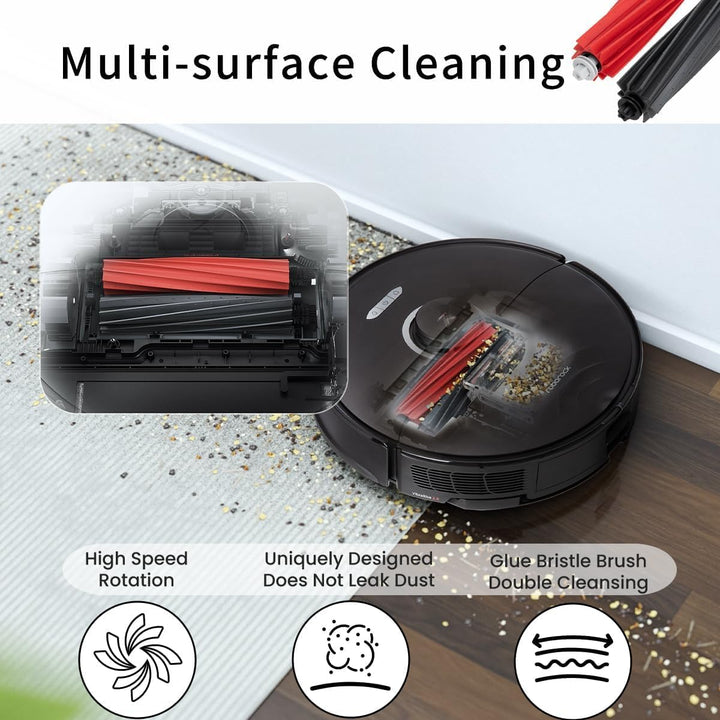 2 Stück Hauptbürste Zubehör für Roborock S8 / S8+ / S8 Pro Ultra / Q5 Pro / Q5 Pro+ / Q8 Max / Q8 Ma