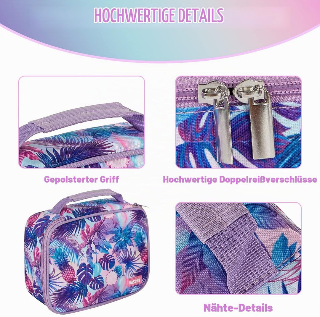 VASCHY Grosse Federmäppchen, Multi Fächer Mäppchen Organizer 72 Stück Etui Schule Federmappe Federta