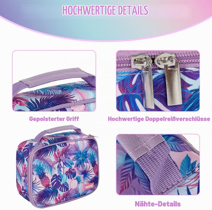 VASCHY Grosse Federmäppchen, Multi Fächer Mäppchen Organizer 72 Stück Etui Schule Federmappe Federta