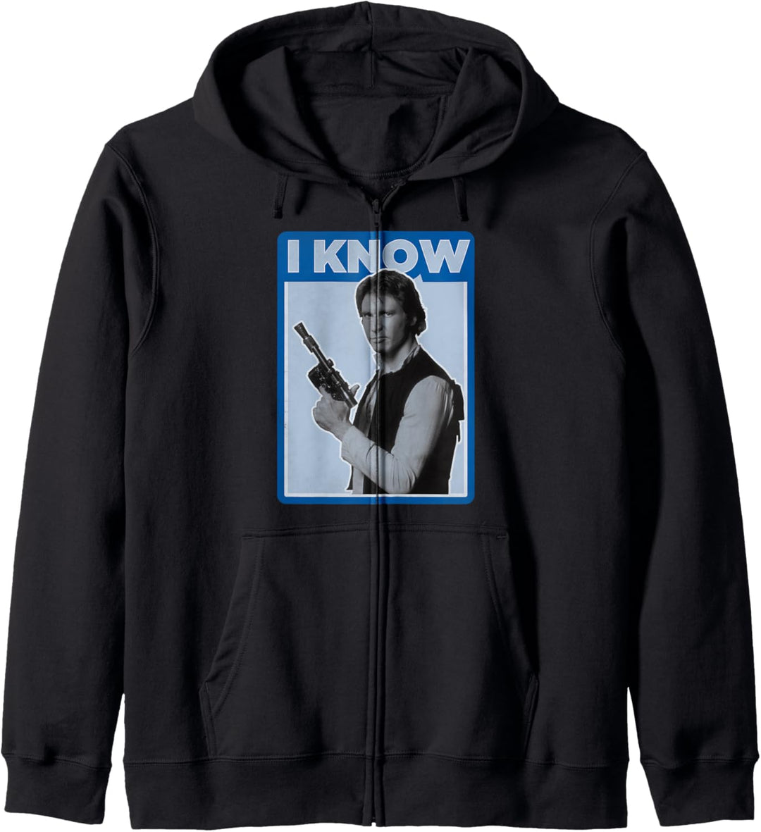 Star Wars Han Solo Iconic Unscripted I KNOW Kapuzenjacke