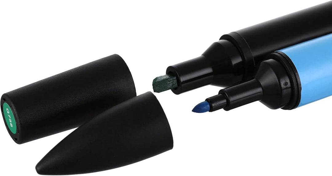 Winsor & Newton 0290139 ProMarker, Professioneller Layoutmarker - 2 Spitzen, fein und breit für Zeic