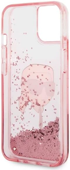 KARL LAGERFELD KLHCP14MLNKHCP Hülle für iPhone 14 Plus 6,7" rosa hardcase Glitte