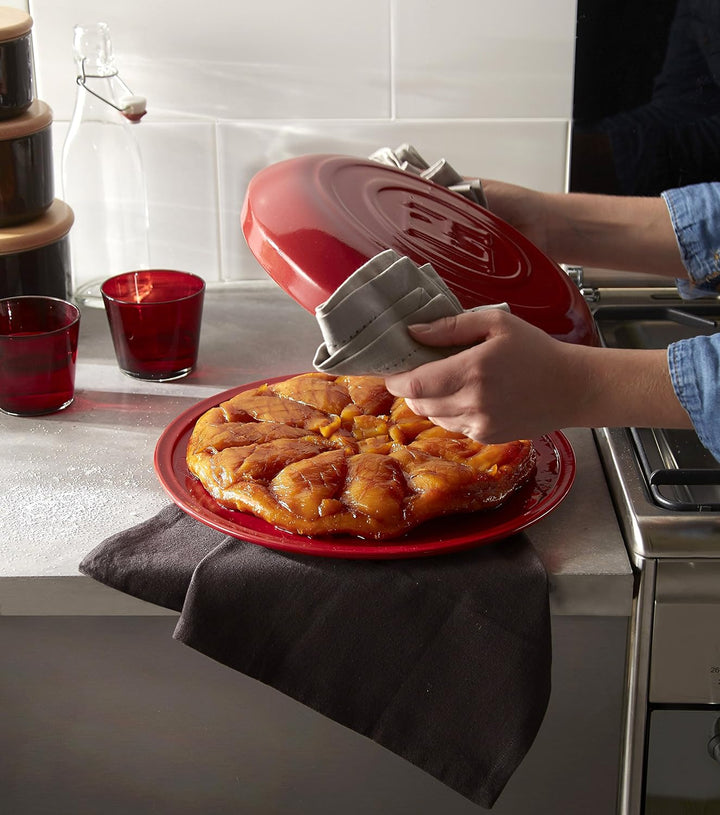 Tarte Tatin set E-box Ø290mm Emile Henry 9599-34 Grand Cru Red, Red