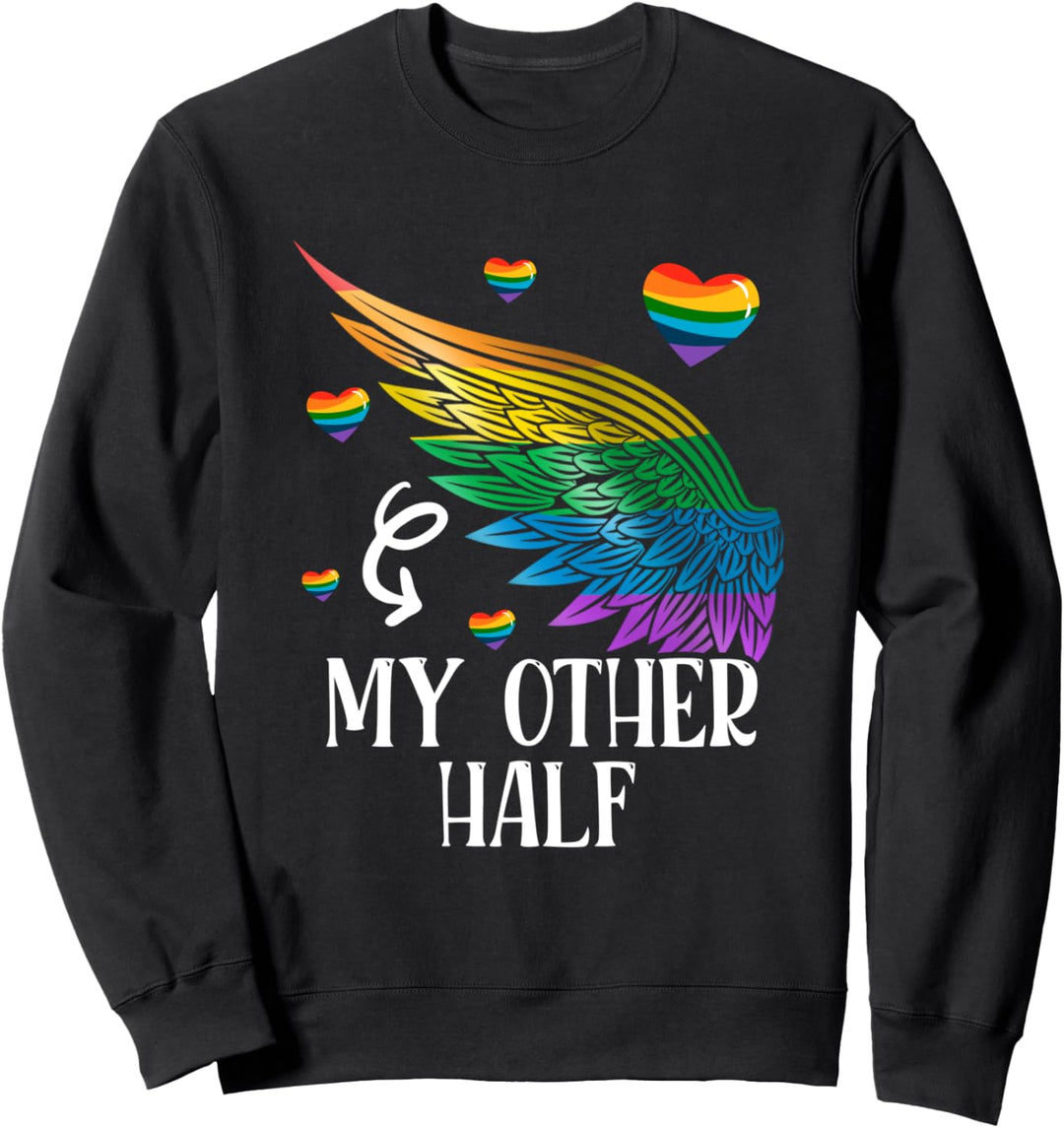 LGBTQ Lesben Schwul Bi Pärchen Parter Pride Regenbogen Sweatshirt