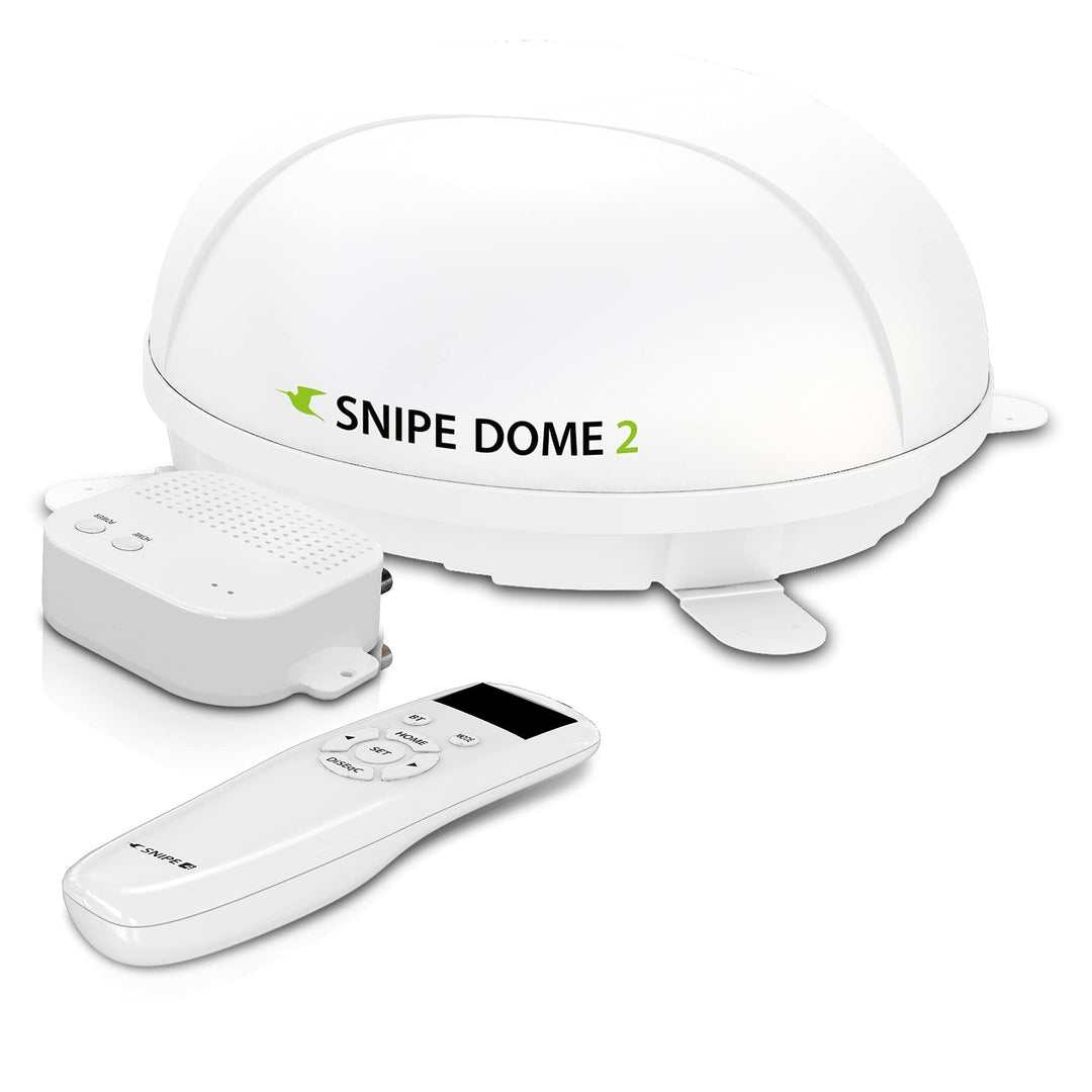 Selfsat Snipe Dome 2 - Twin - Mit BT Fernbedienung und iOS/Android Steuerung, Twin