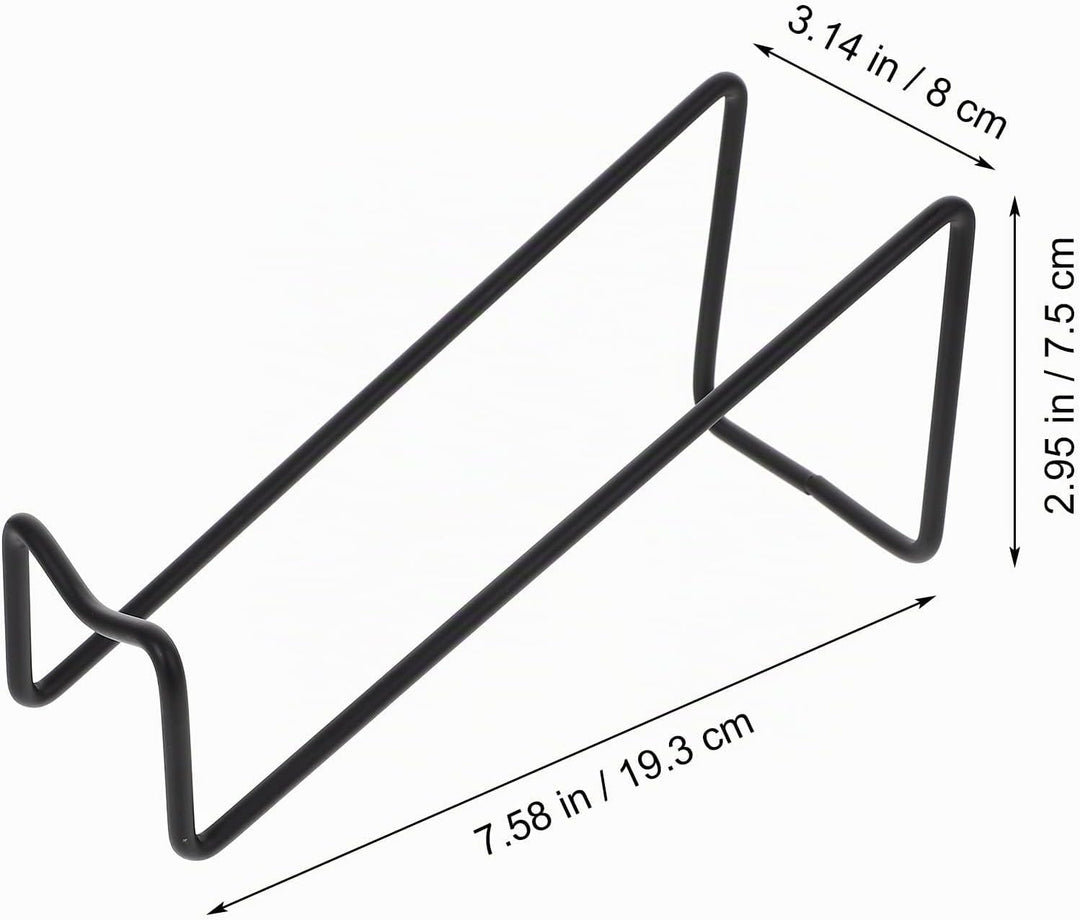 Holibanna Weinflaschenhalter 2 Stück Kompakter Metall Weinregal Ständer Schwarz Für Arbeitsplatte Un