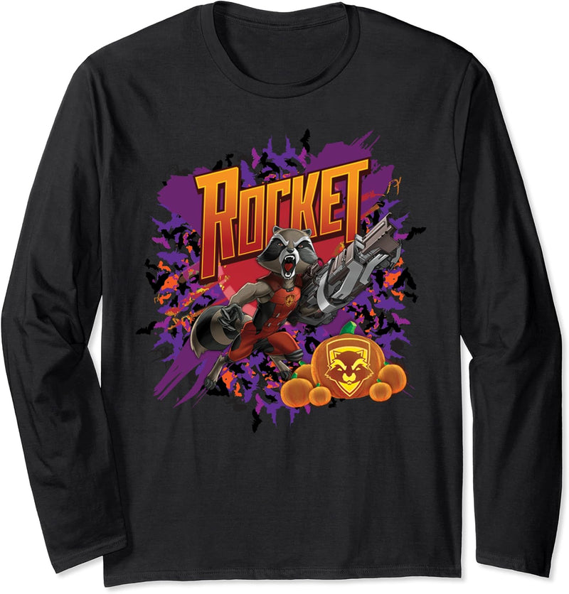 Marvel Guardians Of The Galaxy Rocket Halloween Langarmshirt