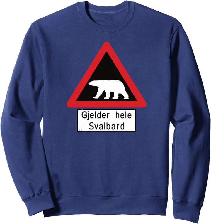Svalbard Eisbär Spitsbergen Norwegen | Gjelder hele Svalbard Sweatshirt