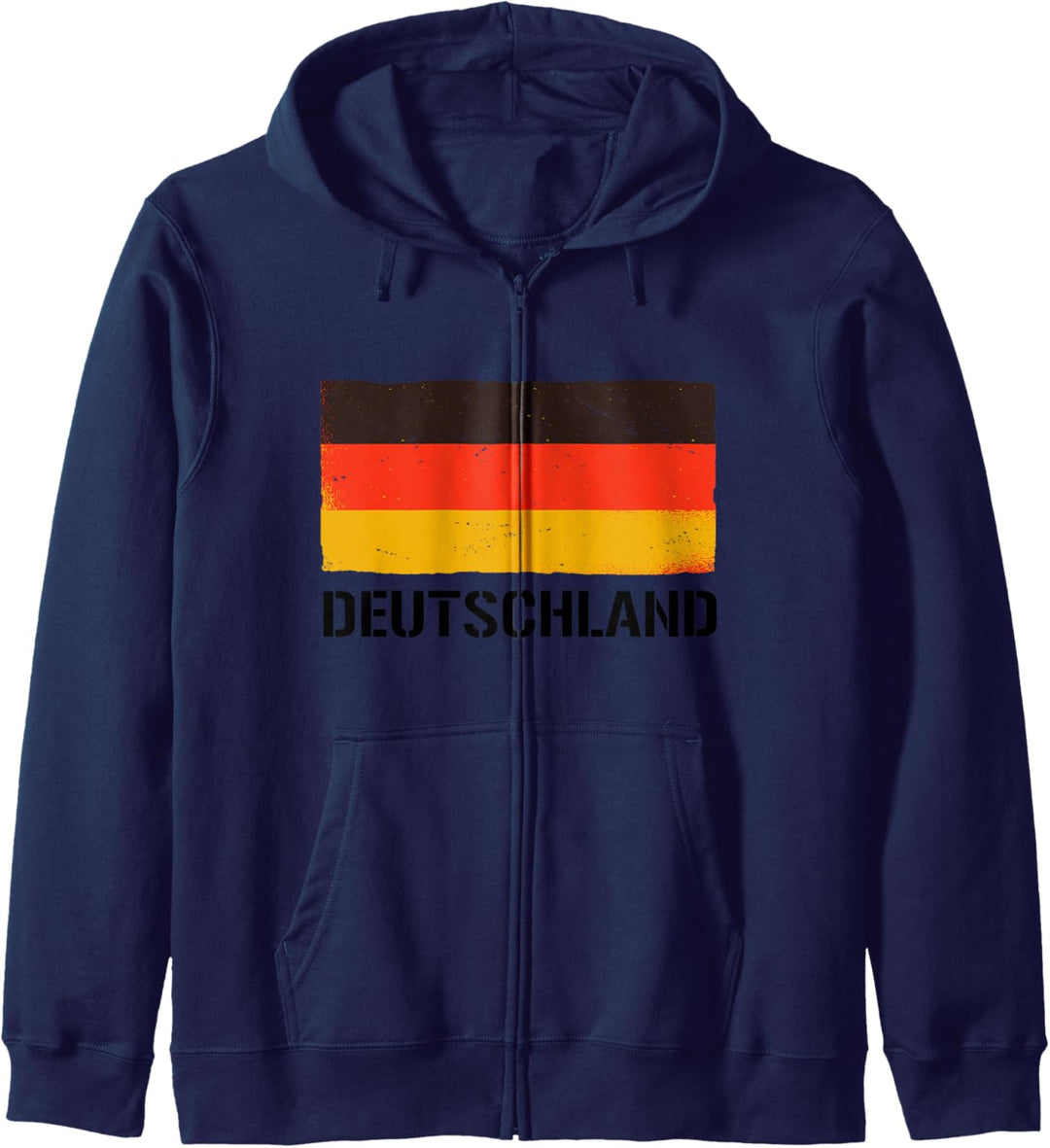 Deutschland Flagge Herkunft Heimat Stolz Fussball Kapuzenjacke