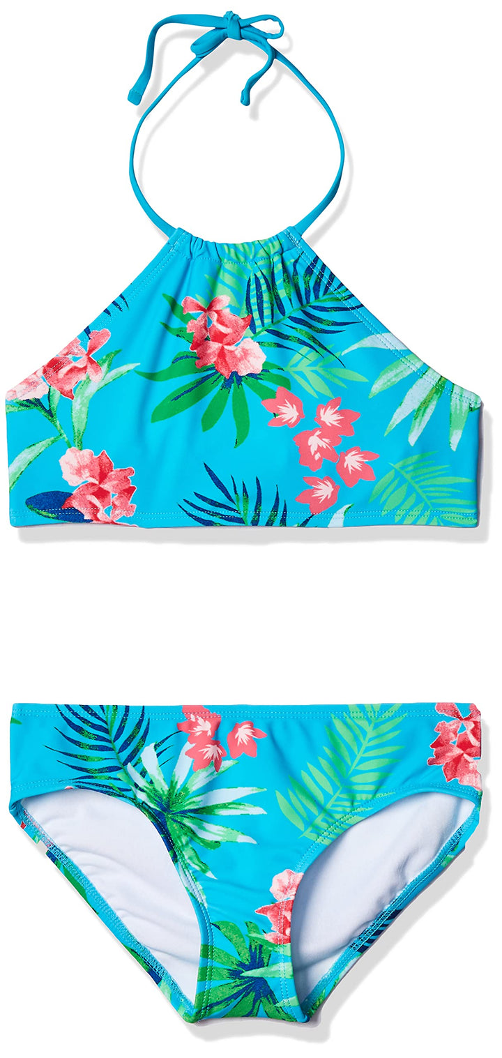 Kanu Surf Girls' Mahina Beach Sport Halter Bikini 2-Piece Swimsuit