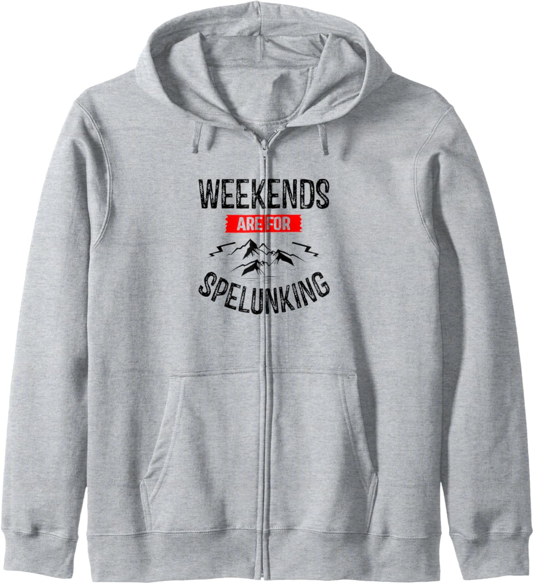 Weekends Are For Spelunking Speleology Höhlenhöhle Kapuzenjacke