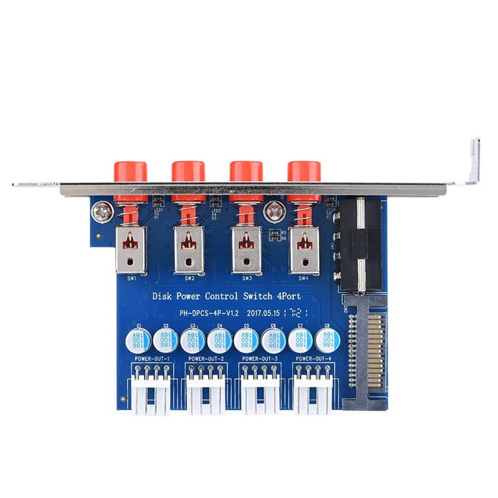 Richer-R HDD Power Control Switch, Festplattenlaufwerk SATA Drive Switcher Umschalter mit IDE 2xSATA