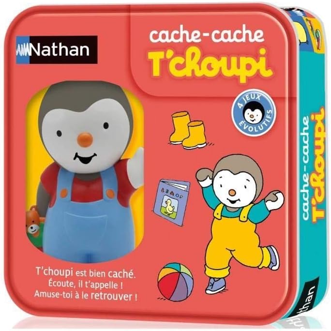 Nathan - Cache Cache Tchoupi - Elektronisches Spiel mit sprechender Figur - Lehrreich und Weiterentw