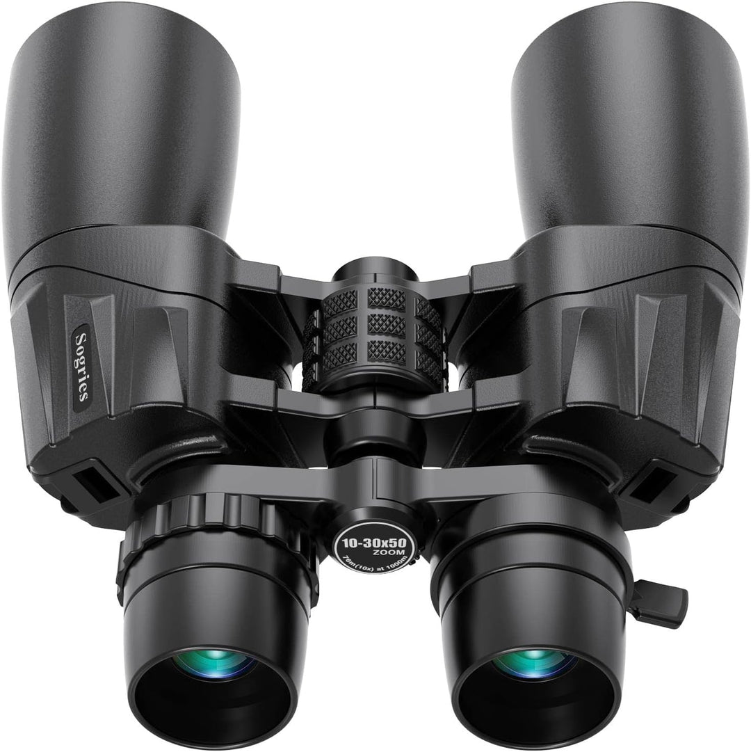 10–30x50 Zoom Fernglas für Erwachsene, HD Fernglas für Vogelbeobachtung, Reisen, Jagd, Konzerte mit