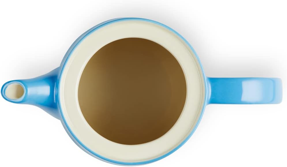 Le Creuset Hohe Kanne aus Steinzeug 1,3 Liter, Steinzeug, Azure, 80703132200003, Azure