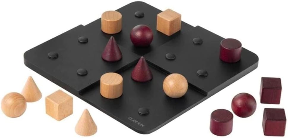 Gigamic | Quantik | Familienspiel | Holzspiel | 2 Spieler | Ab 8+ Jahren | 15 Minuten | Deutsch | Me