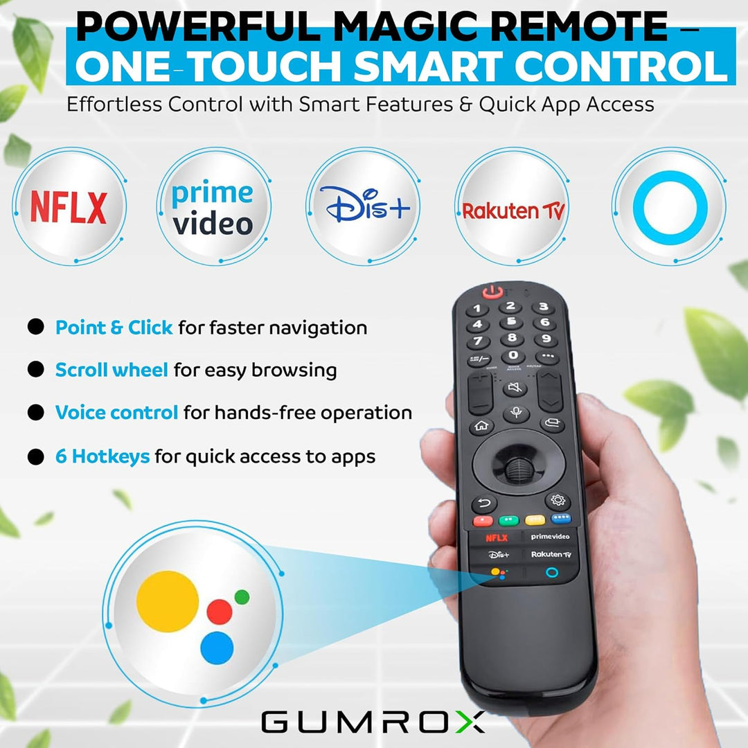 Magic Fernbedienung für LG Fernseher, Ersatz für Original Remote MR20GA MR21GA MR22GA MR23GA, Passen