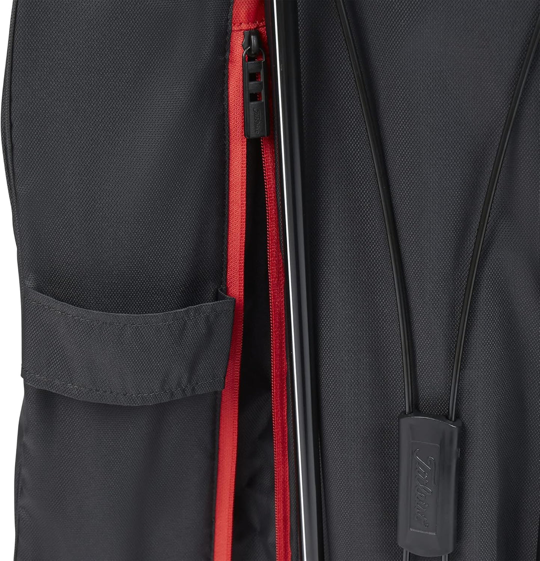 Titleist Unisex – Erwachsene Players 5 Stand Bag Spieler 5 Einheitsgrösse Schwarz/Schwarz/Rot, Einhe