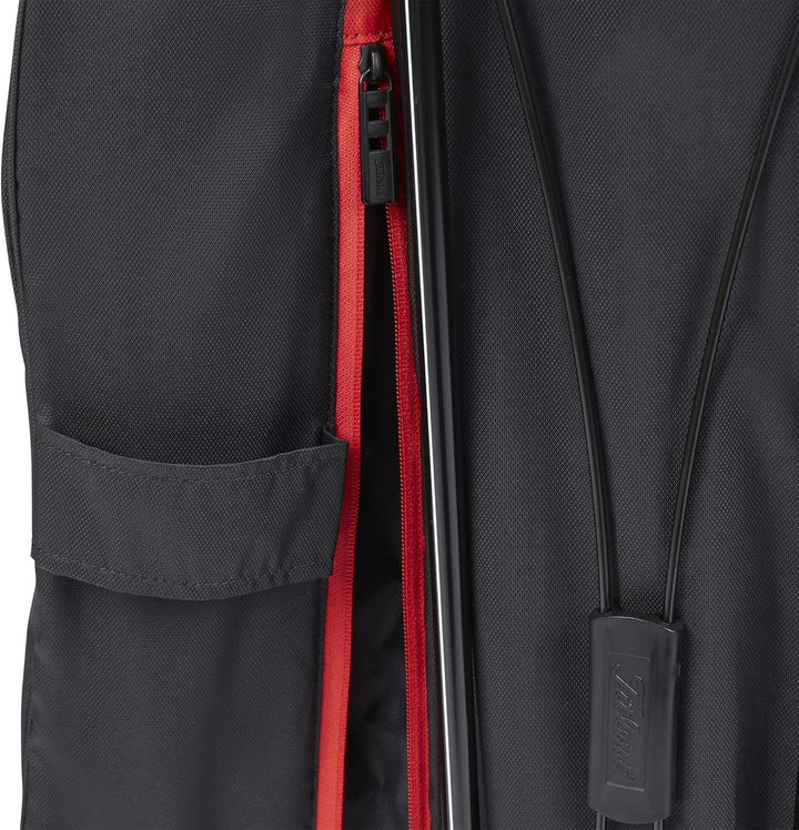Titleist Unisex – Erwachsene Players 5 Stand Bag Spieler 5 Einheitsgrösse Schwarz/Schwarz/Rot, Einhe