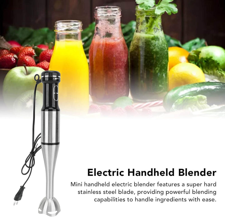 Elektrischer Stabmixer, 1000 W Mehrzweck-Handmixer Spritzfreier Tragbarer Mini-Stabmixer aus Edelsta