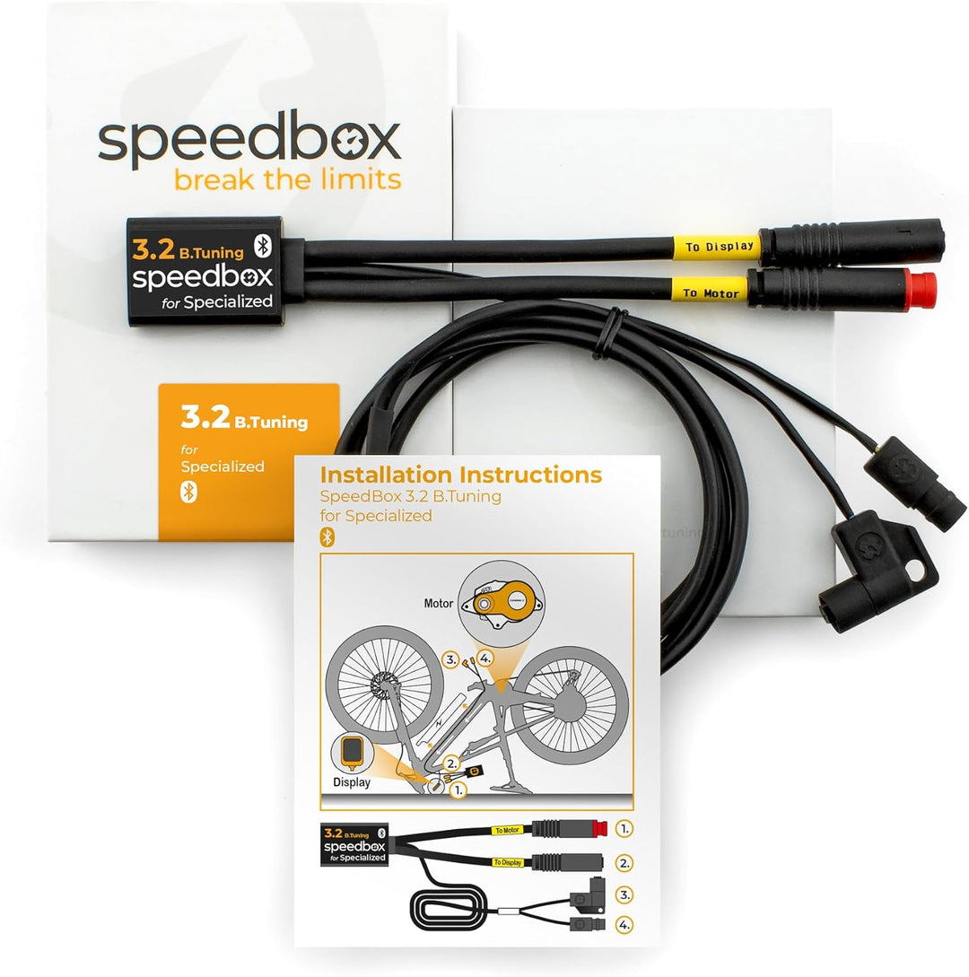SpeedBox 3.2 B.Tuning mit Bluetooth für Specialized E-Bikes & Motoren 3.1 (einschliesslich S-Works)