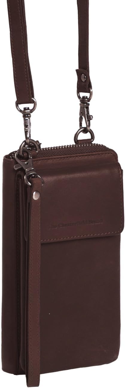 The Chesterfield Brand Malaga - Handytasche/Geldbörse 12cc 19 cm Brown