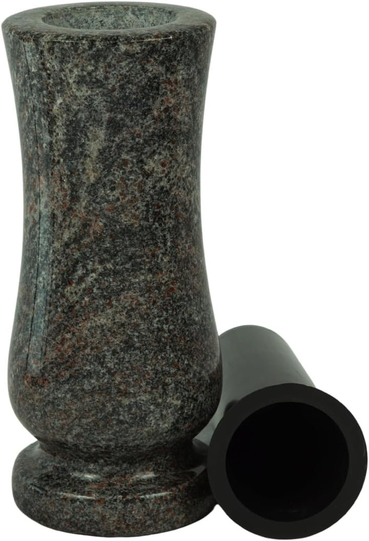 designgrab Taille-medium Grabvase aus Granit Himalaya