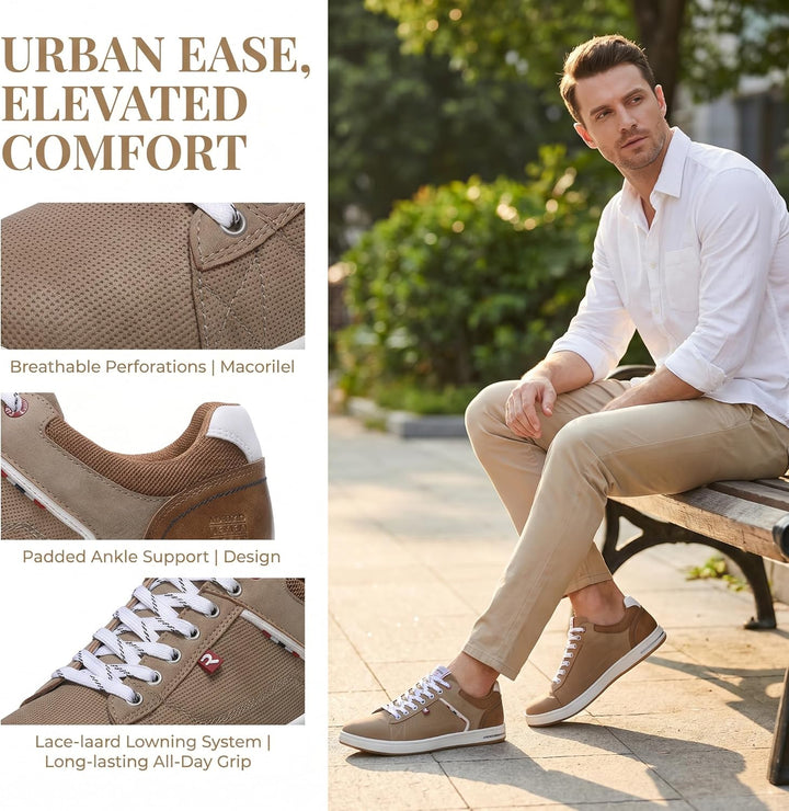 ARRIGO BELLO Sneaker Herren Schuhe Business Freizeitschuhe Leichte Trainers für Walking, Laufen, Spo