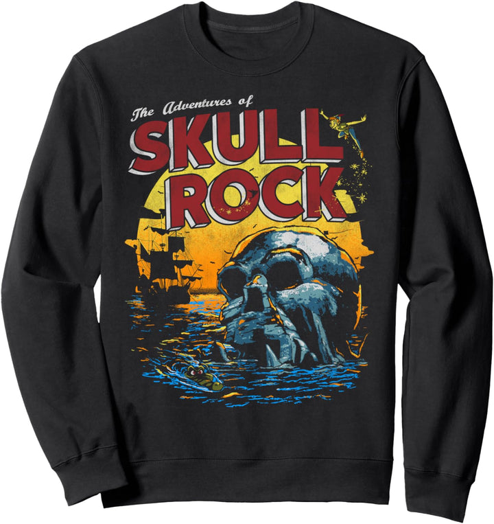 Disney Peter Pan Skull Rock Vintage Sunset Poster Sweatshirt