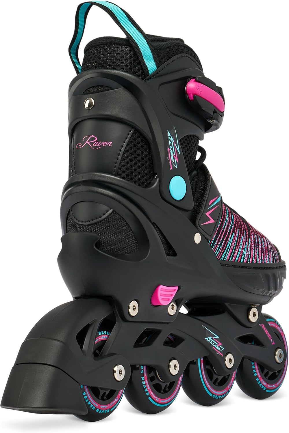 Raven Verstellbare 2in1 Inlineskates-Schlittschuhe Allure - Kugellager Abec7 - DSAS - Double-Shock-A