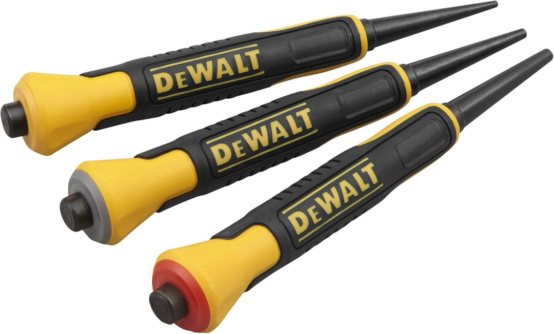 DEWALT DWHT0-58018 Bi-Material Nagelset, 3-teilig (1/32 Zoll, 2/32 Zoll, 3/32 Zoll)