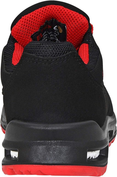 Sicherheitsschuhe ELTEN LAKERS XXT Low ESD S1P, Damen, Herren, sportlich, leicht, schwarz/rot