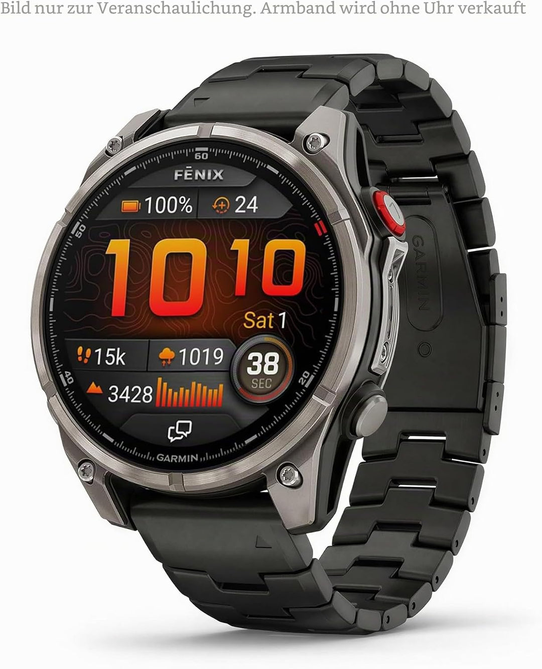 Garmin Quickfit Armband, Silikon, passend für Fenix, Epix, Instinct Serie, Forerunner 745/945/955, M