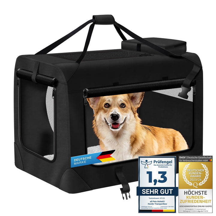 Hunde-Transportbox Tier Hundebox Transporttasche faltbar Hundetasche Haustier-Transport Atmungsaktiv