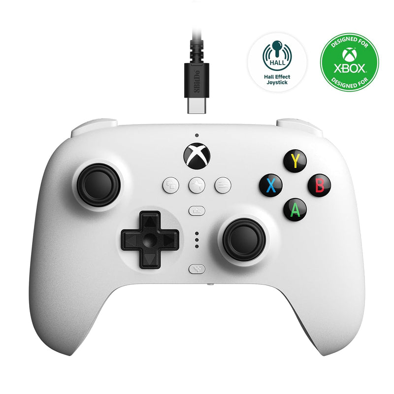 AKNES 8Bitdo Ultimate Wired Controller für Xbox Series X|S, Xbox One, Windows 10/11, Gamepad mit Hal