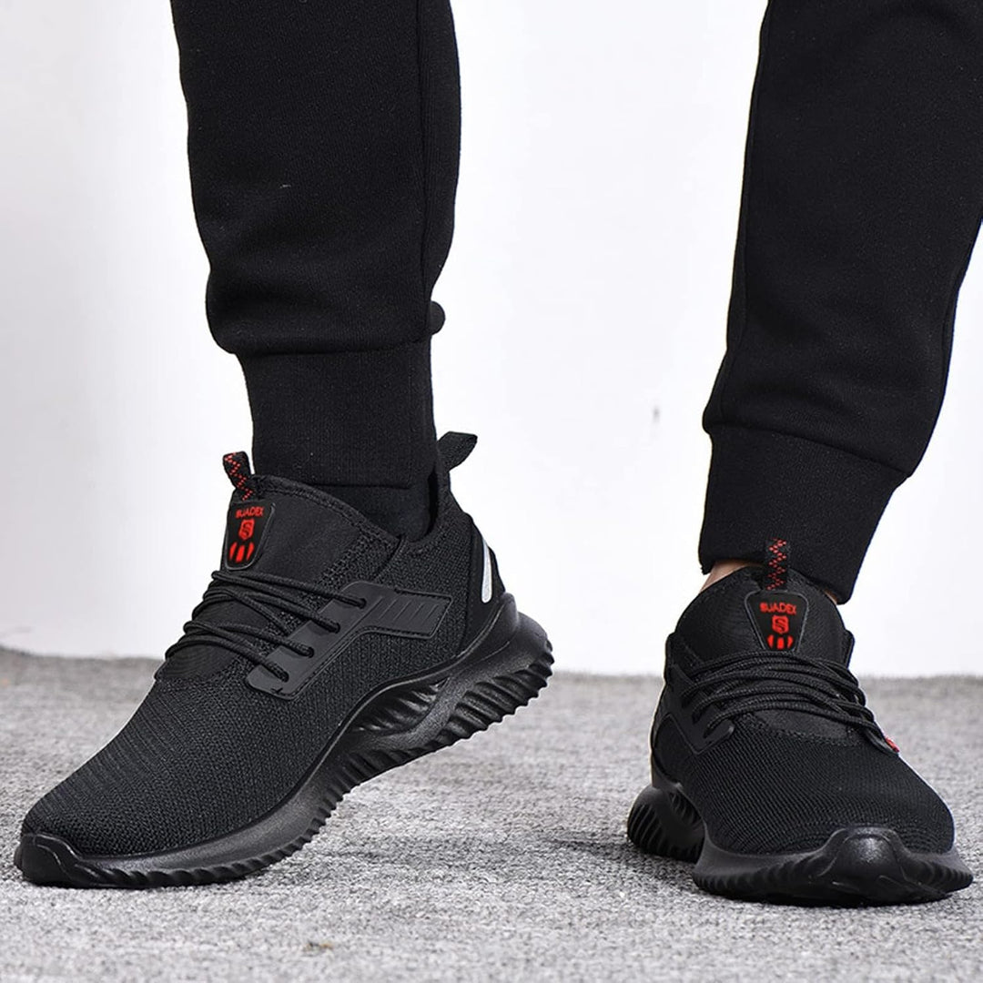 SUADEX Arbeitsschuhe Herren Sicherheitsschuhe Damen Leicht Atmungsaktiv Unisex Stahlkappenschuhe 48