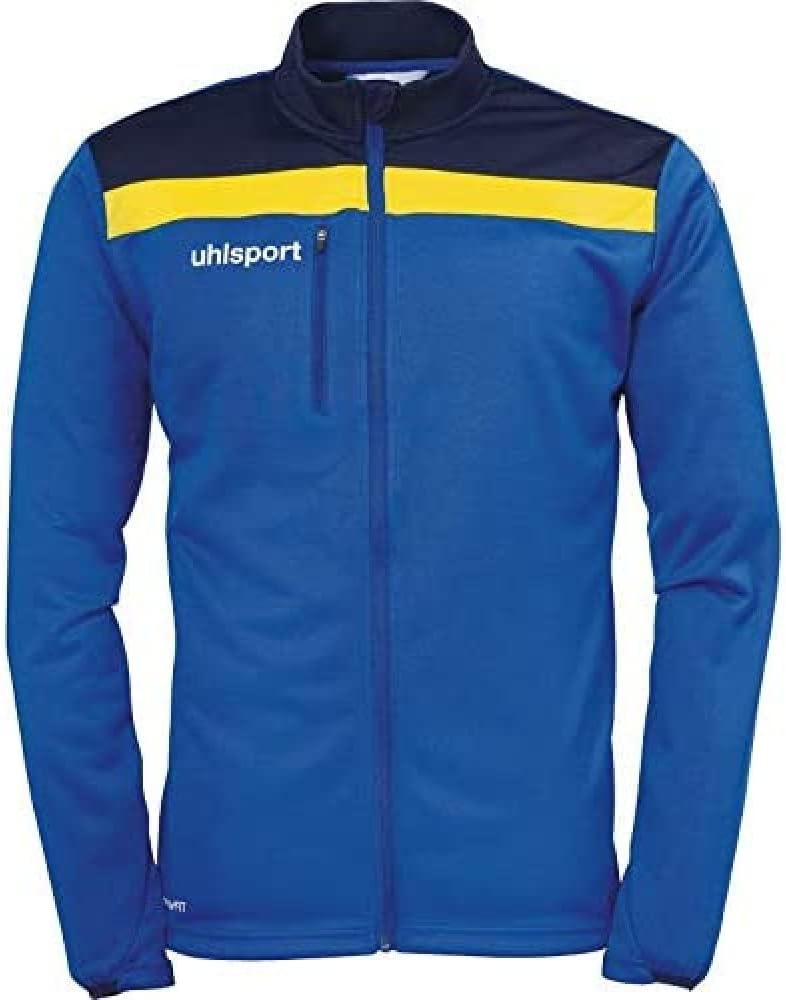 uhlsport Herren Offense 23 Jacke Herren Jacke S azurblau/Marine/limonenge, S azurblau/Marine/limonen
