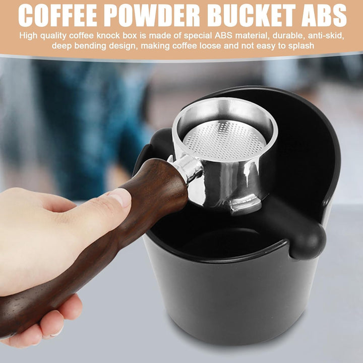 Abklopfbehälter für Siebträger, Kaffeesatz Zbschlagbehälter, Espresso Abklopfbehälter mit Abnehmbar