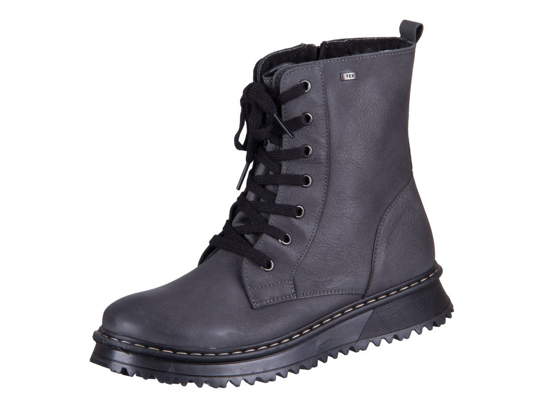 Däumling Mädchen Rudi Stiefelette 31 EU Country Asphalt, 31 EU Country Asphalt