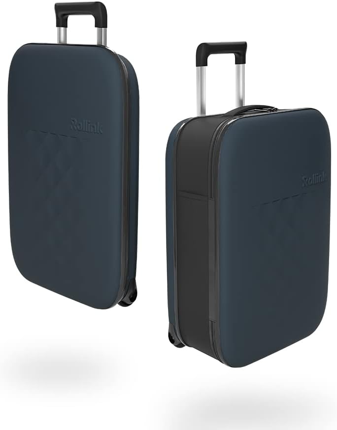 Rollink Vega II Reisekoffer, Trolley - Das Original mit innovativer Falttechnologie (Patent Pending)
