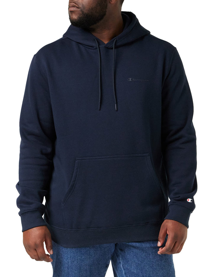 Champion Herren American Classics Small Script Logo Kapuzenpullover S Blau Ton in Ton, S Blau Ton in