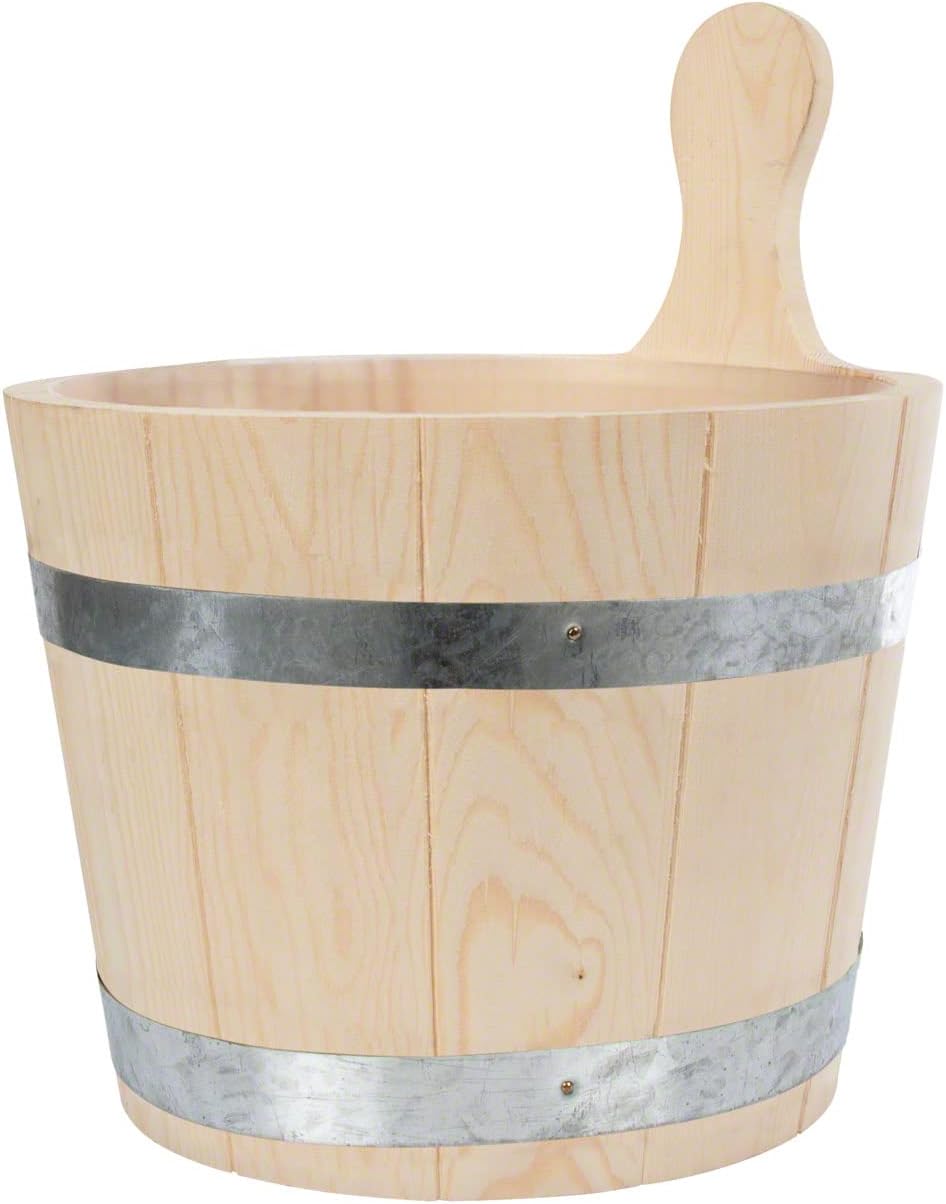 Sport-Tec Sauna Starter-Set 9-TLG., Aufgusskübel + Schöpfkelle + 6 versch. Saunadüfte á 50 ml