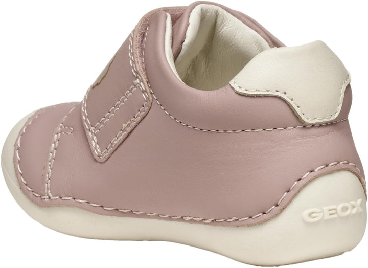 Geox Baby-Mädchen B Tutim First Walker Shoe 18 EU Rose, 18 EU Rose