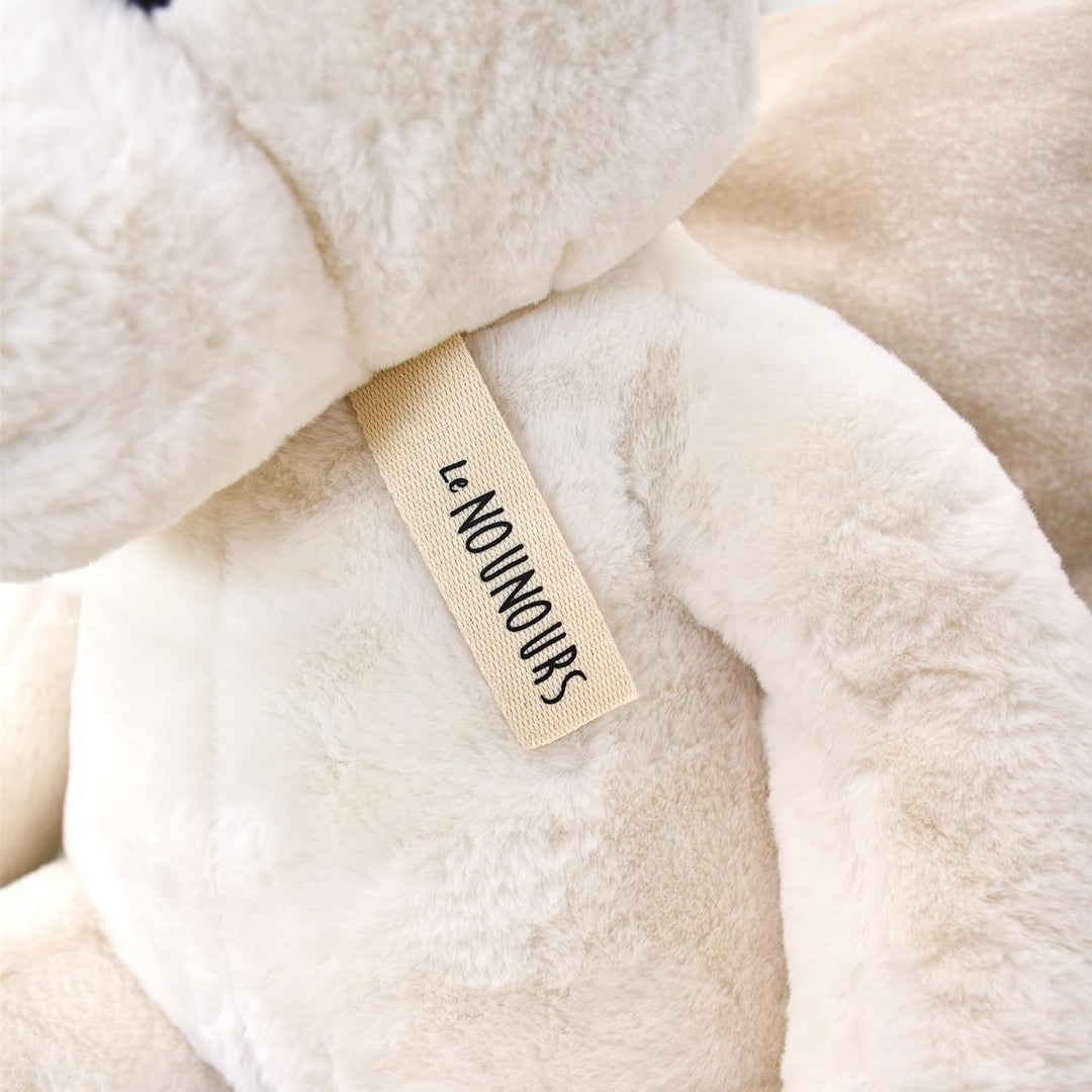 Histoire d'ours - Grosser Plüschbär – Der Teddybär – Weiss – 40 cm – grosses Plüschtier super weich