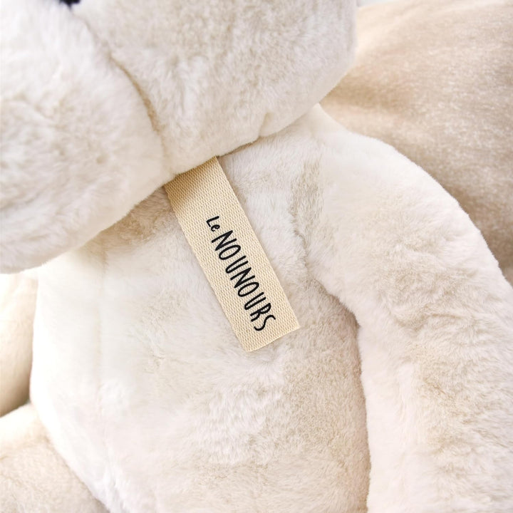 Histoire d'ours - Grosser Plüschbär – Der Teddybär – Weiss – 40 cm – grosses Plüschtier super weich