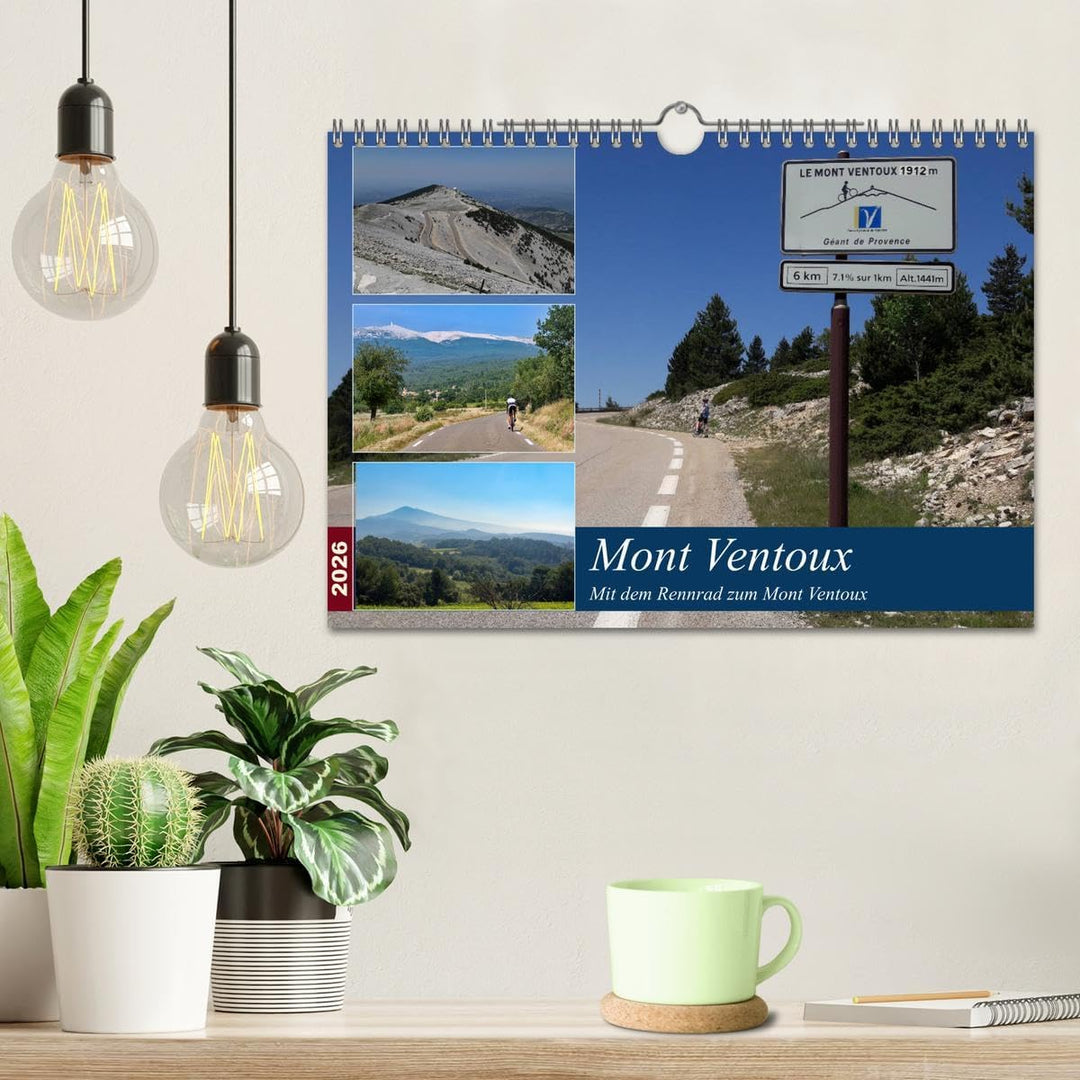 Mit dem Rennrad zum Mont Ventoux (Wandkalender 2026 DIN A4 quer), CALVENDO Monatskalender: Bilder vo