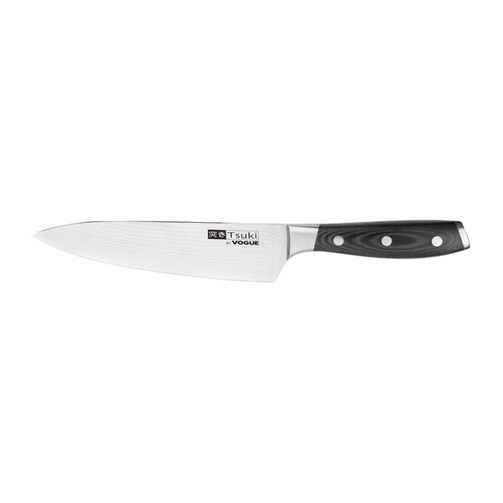 Vogue 11929 Tsuki Serie 7 Kochmesser - 8" ,, Schwarz